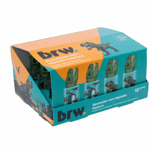 Apontador c/ Depósito e Ponteira Raptors - BRW - UND