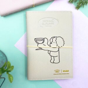 Caderno Planner LUXO Courino Costurado  Puppy - IMPORTADO - UND