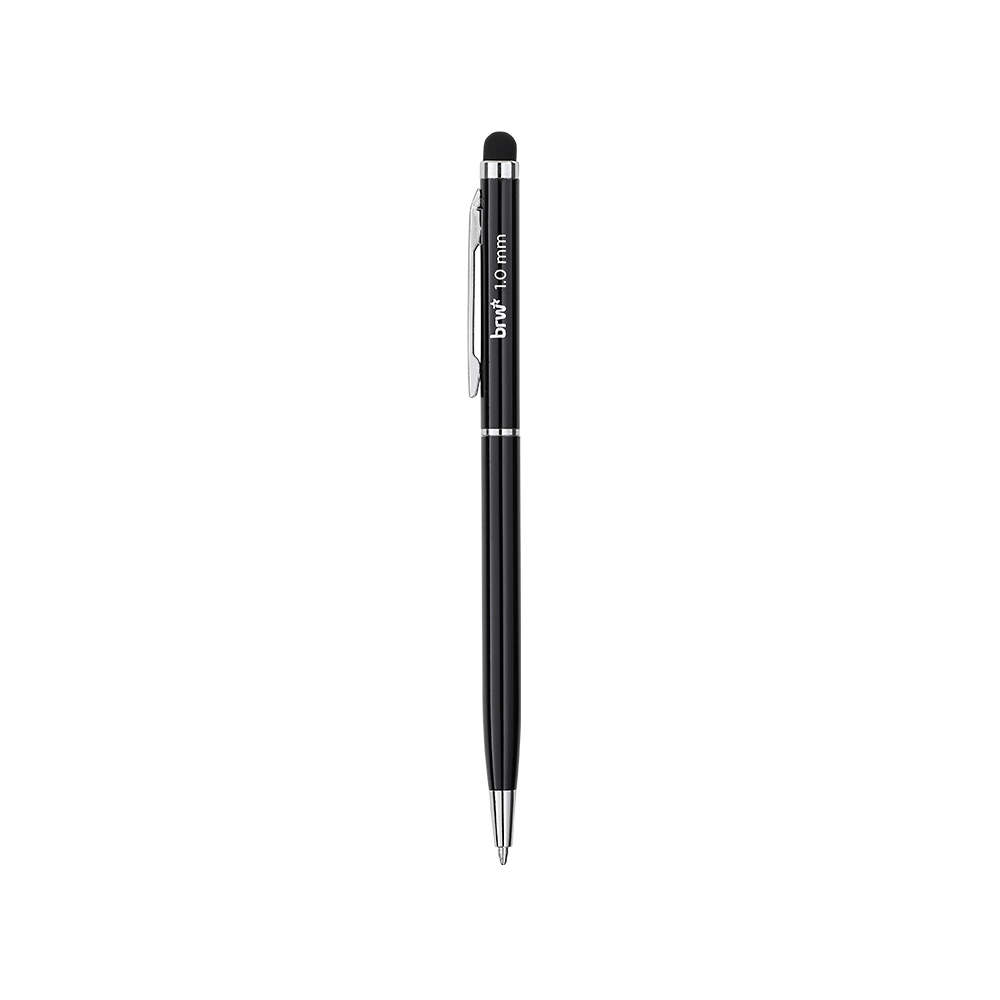Caneta Esferográfica Metálica 1.0mm c/ Touch - BRW - UND