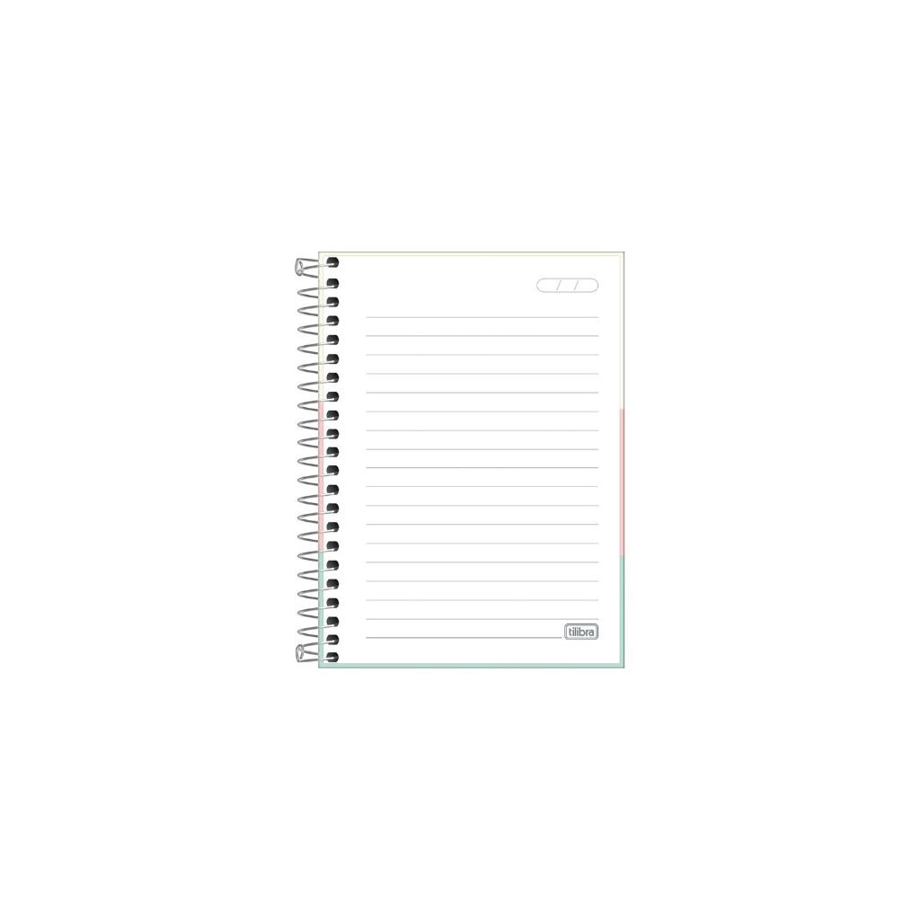 Caderneta Espiral Capa Dura 1/8 Charme 80 Fls 11x15,4cm - TILIBRA - UND