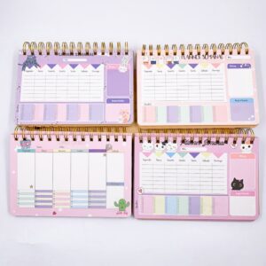 Planner com Espiral Fofuras 52 Fls 188 x 125mm Importado