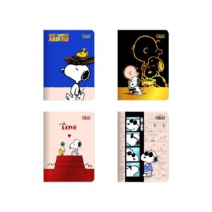 Caderneta Grampeada Snoopy 32 Fls 12,3x 17,6cm - TILIBRA - UND