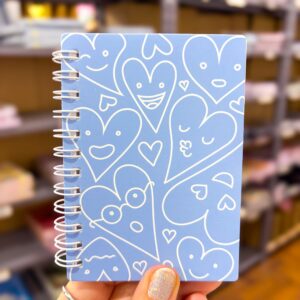 Caderno Aramado LOVE  A7 80 fls 8x11cm - TOKYO DESIGN - UND