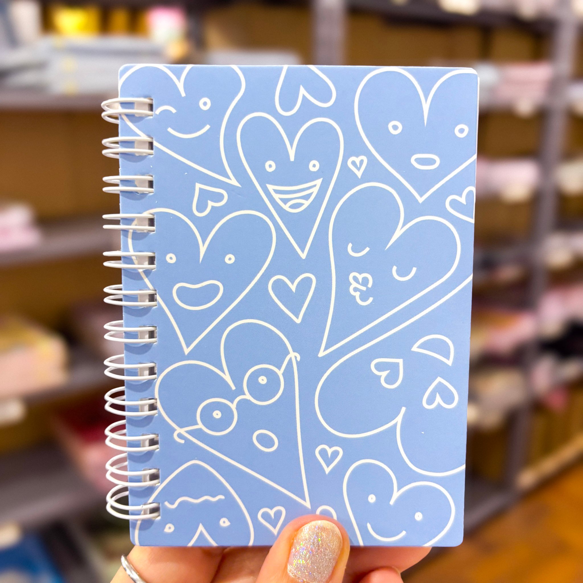 Caderno Aramado LOVE  A7 80 fls 8x11cm - TOKYO DESIGN - UND