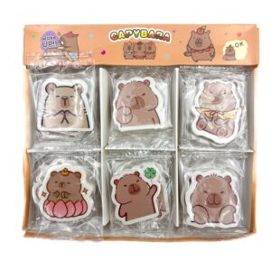 Borracha Fofa 2D Capivara Vibes - IMPORTADO - CX 36 UND