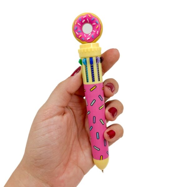 Caneta 10 Cores Donuts