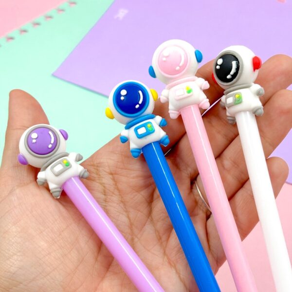 Caneta Fofa Astronauta Space - Pacote 6 und
