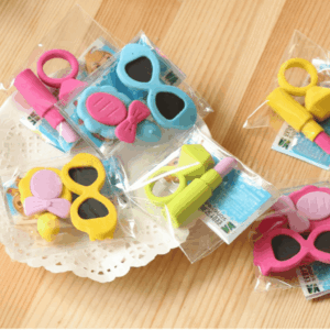 Borracha Fofa 3D Girl Power - PACOTE 6 UND