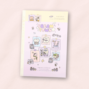 Caderno A5 Brochura Pautado Cream Town 40 fls 21x14,5cm - IMPORTADO - UND