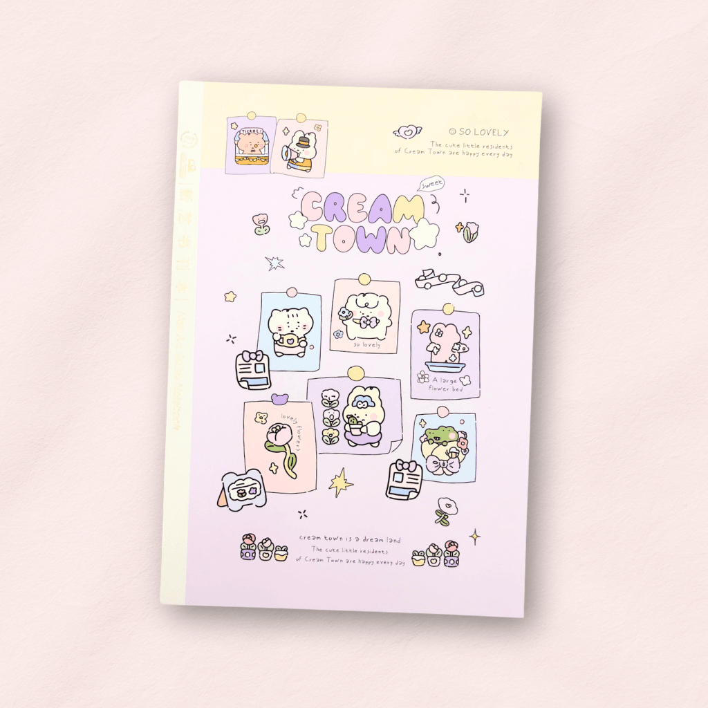 Caderno A5 Brochura Pautado Cream Town 40 fls 21x14,5cm - IMPORTADO - UND