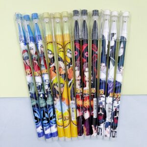 Caneta Apagável Estampada Naruto - Blister 12 Und