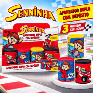 Apontador Lata c/ Depósito SENINHA - BRW - UND