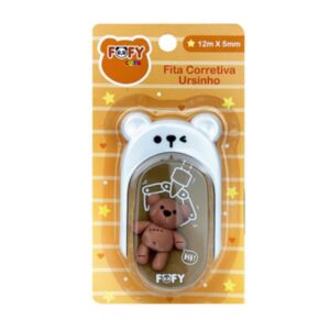 Fita Corretiva Ursinho Marrom - FOFY - BLISTER 1 UND