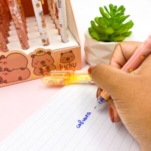 Caneta Esferográfica 0.5mm Capivara Capy Club - IMPORTADO - PACOTE 6 UND