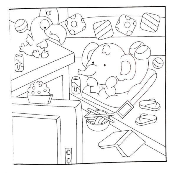 Livro de Colorir Cute World - CIRANDA - UND