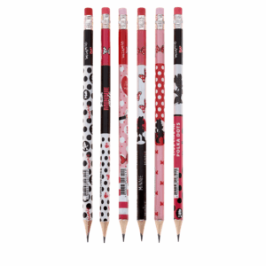 Lápis Preto Hb c/ borracha Minnie Mouse MOLIN -  Pacote 12 UND