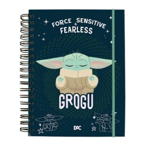 Caderno Smart Mini 10 Matérias Star Wars Baby Yoda DAC