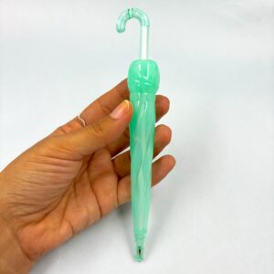 Caneta Fofa Guarda Chuva Cristal- Kit 6 Und