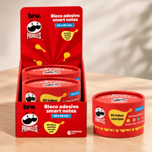 Bloco Smart Notes 6x6,6cm PRINGLES  - BRW - POTE C/ 4 BLOCOS