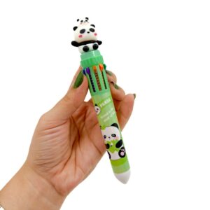 Caneta 10 Cores Mamãe Panda
