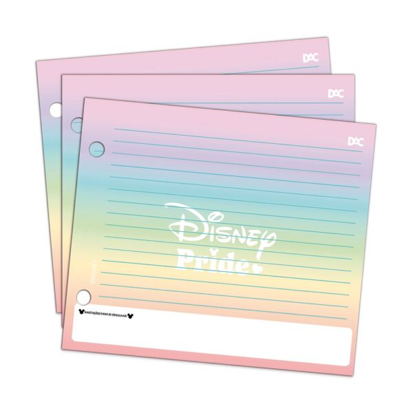 Refil Mini Fichário Disney Pride DAC