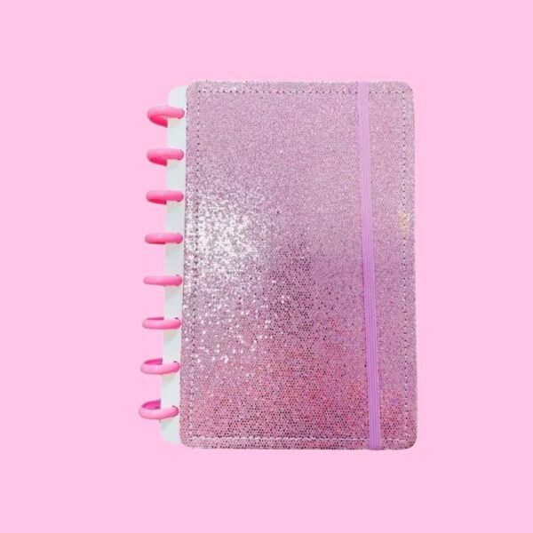 Caderno de Disco 21,5x14,6cm Glitter