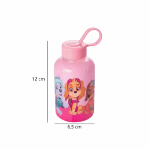Garrafa Cilíndrica Patrulha Canina Rosa 280ml - PLASÚTIL - UND