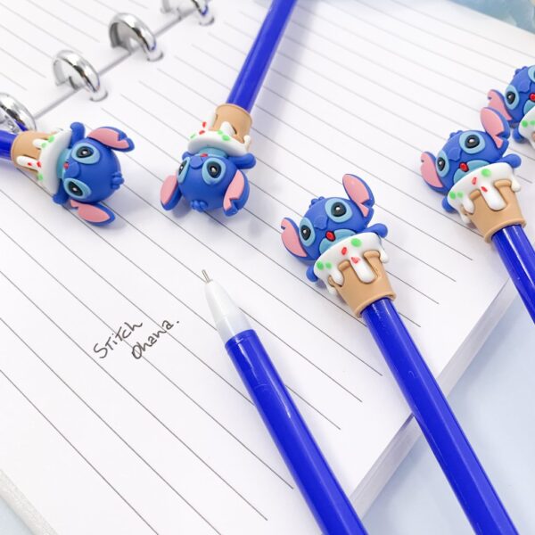 Caneta Fofa Stitch Sundae - PACOTE 6 UND