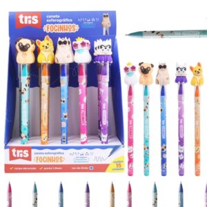 Caneta Esferográfica 1.0 Focinhos TRIS