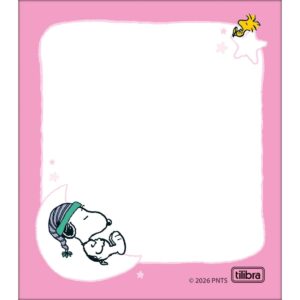 Bloco de Notas Tilembrete 80 x 91mm 100 fls SNOOPY - TILIBRA - UND