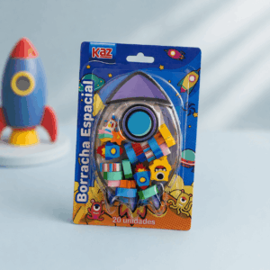 Borracha Fantasia Espacial Mini 20 Peças - KAZ - BLISTER