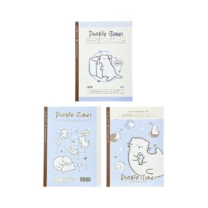 Caderno A5 Brochura Pautado Pookie Time 14,5x21cm - UNISO - UND