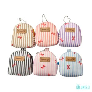 Bolsinha Porta Moeda Mochilinha LAÇOS7x5x7cm - UNISO - UND