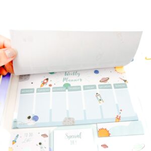 Kit Bloco de Notas Fofo Decorado 7 Blocos