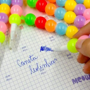 Caneta Fofa Maçã Color Encantada - Kit 6 Und
