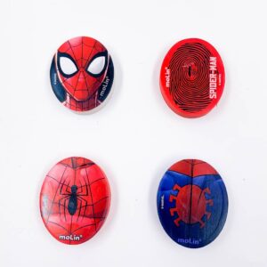 Borracha Homem Aranha MOLIN -  KIT 4 UND