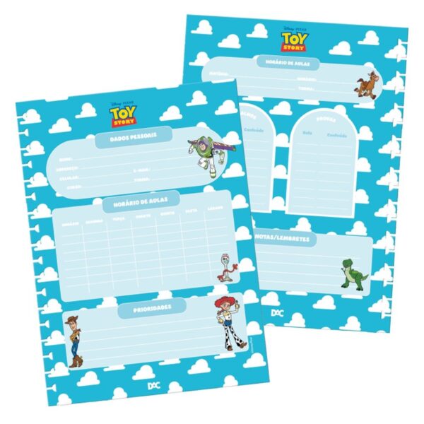 Caixa Criativa Toy Story Disney ( Caderno Colegial Smart + Porta Caneta ) - DAC
