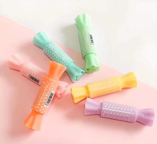 Marca Texto 2 pontas Balinhas - Kit 6 Cores