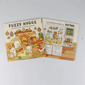 Livro de Colorir Fuzzy Hygge Coco Wyo ORIGINAL