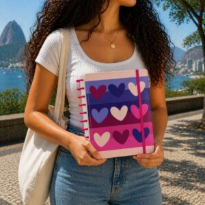 Caderno de Disco LOVE  20x26cm 10 Discos 80 Flhs- TOKYO DESIGN- UND