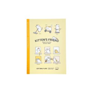 Caderno A5 Pautado Gatos Kitten's Friends 14,5x21cm - UNISO - UND
