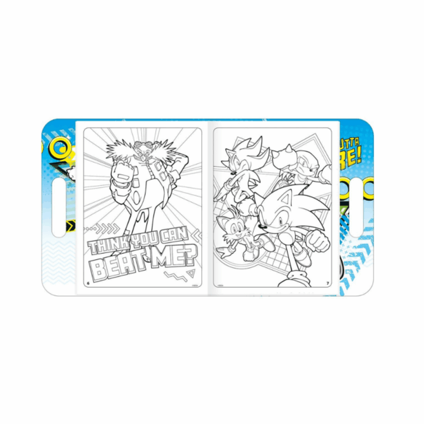 Álbum para Colorir Maleta SONIC - TILIBRA - UND