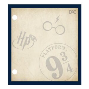 Refil folhas para Mini Fichário Harry Potter PVC Cristal DAC