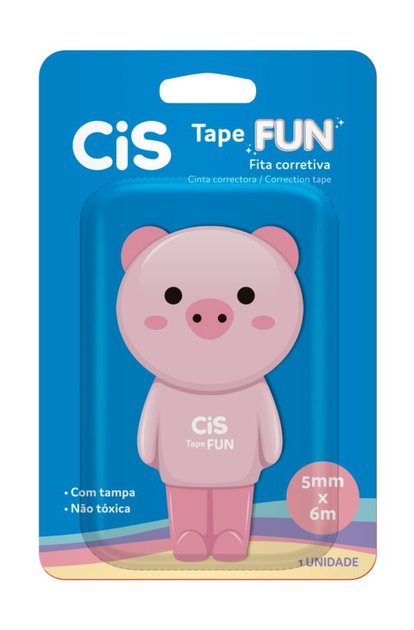 Fita Corretiva Tape Fun CIS - CX 12 UND