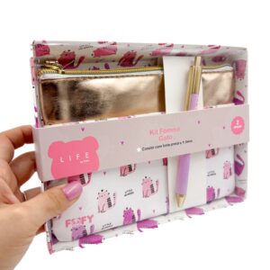 KIT Caixa Presenteável Femme Gato 2 Peças - FOFY - UND
