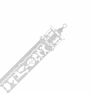 Régua Marca Página Stencil Metálico Carrossel Molin - Blister 1 Und