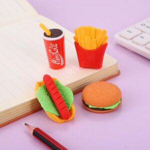 Borracha 3D Colorful Fast Food