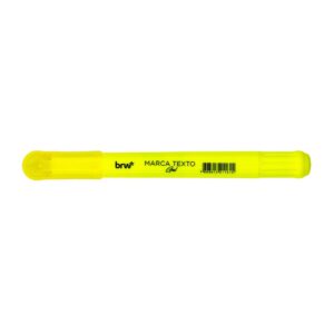 Marca Texto Fluorescente em Gel AMARELO BRW - CX 12 UND