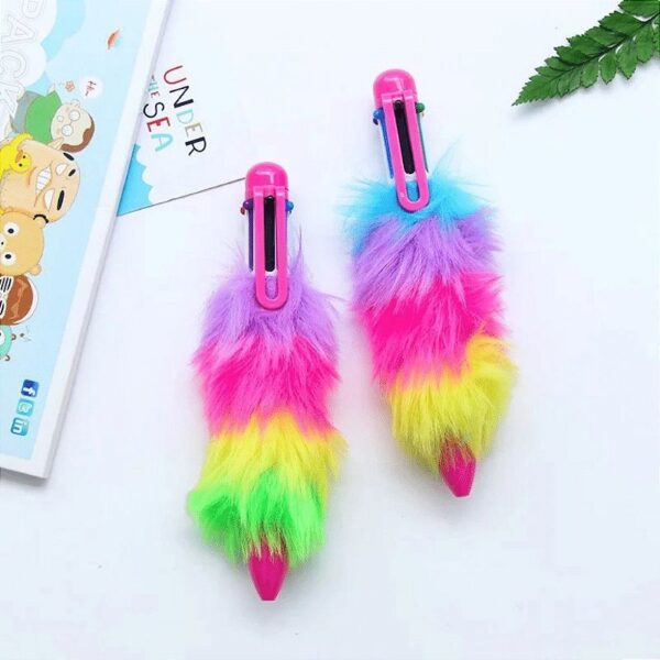 Caneta Esferográfica Fluflu 6 Cores Lovelypen