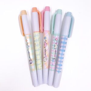 Marca Texto Apagável Gatinho Fofo - Blister 5 Und